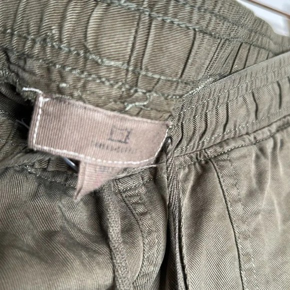 Thread Supply Women Pants Large Olive Green Stretch Waist Drawstring Jogger - Picture 5 of 9